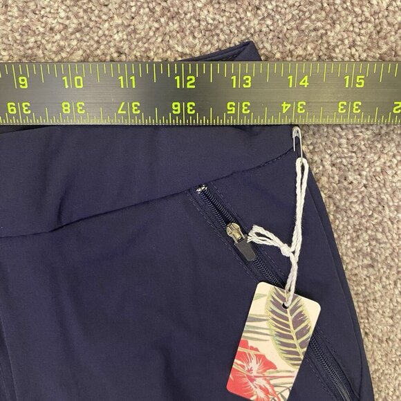 Tommy Bahama Womens Bermuda Shorts Stretch Active Navy Blue Size S - Small - NWT - Picture 8 of 16